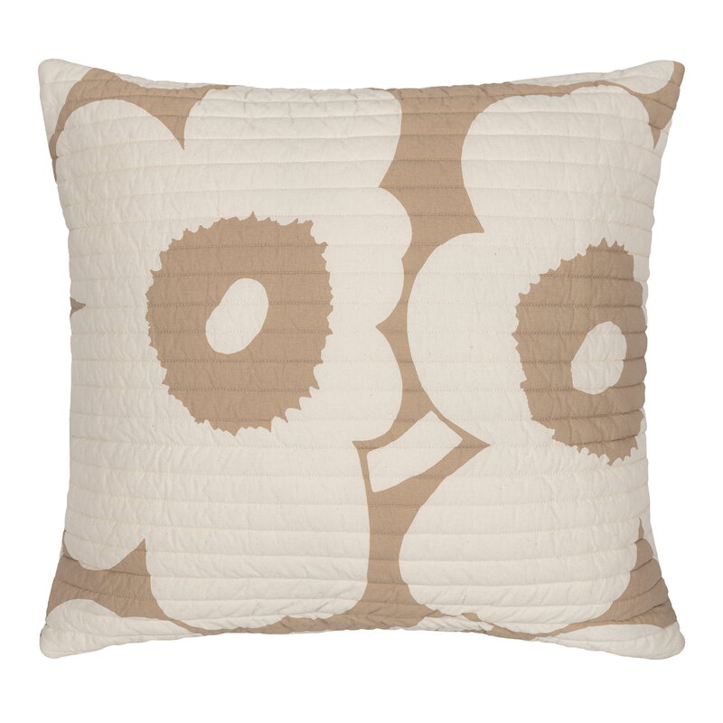 Marimekko Unikko cushion, 60 x 60 cm, beige - natural white