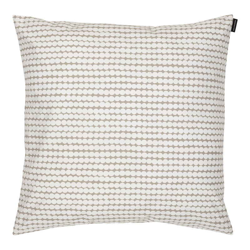 Mini Räsymatto cushion cover, 50x50cm, light grey - off white